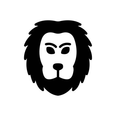 Web sitesi tasarımı ve masaüstü zarfları için aslan simgesi, geliştirme. premium paket.