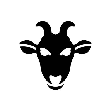 Web sitesi tasarımı ve masaüstü zarfları için keçi simgesi, geliştirme. premium paket.