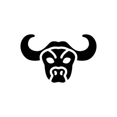 Web sitesi tasarımı ve masaüstü zarfları için buffalo simgesi, geliştirme. Premium paketi.