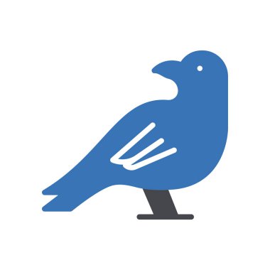 Web sitesi tasarımı ve masaüstü zarfları için serçe simgesi, geliştirme. premium paket.