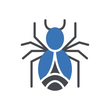 Web sitesi tasarımı ve masaüstü zarfları için Örümcek Simgesi, geliştirme. premium paket.