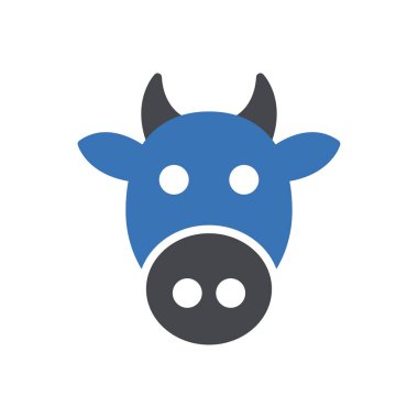 Web sitesi tasarımı ve masaüstü zarfları için buffalo simgesi, geliştirme. Premium paketi.