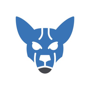 Web sitesi tasarımı ve masaüstü zarfları için hayvan simgesi, geliştirme. premium paket.