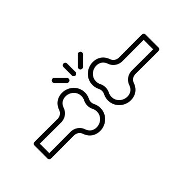 Web sitesi tasarımı ve masaüstü zarfları için kırık kemik simgesi, geliştirme. Premium paketi.