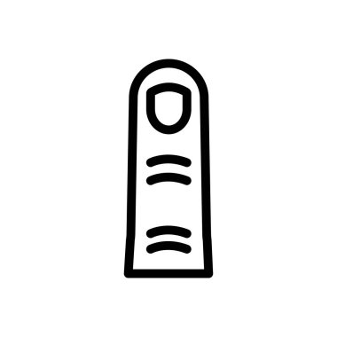 Web sitesi tasarımı ve masaüstü zarfları için parmak simgesi, geliştirme. Premium paketi.