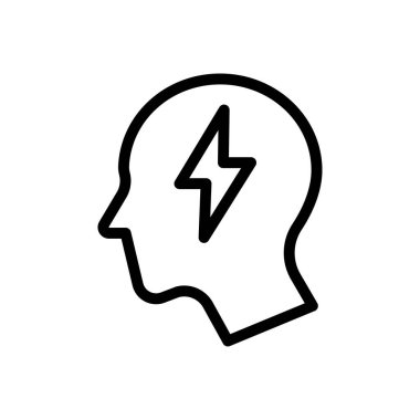 Web sitesi tasarımı ve masaüstü zarfları için beyin fırtınası simgesi, geliştirme. Premium paketi.