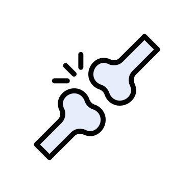 Web sitesi tasarımı ve masaüstü zarfları için kırık kemik simgesi, geliştirme. Premium paketi.