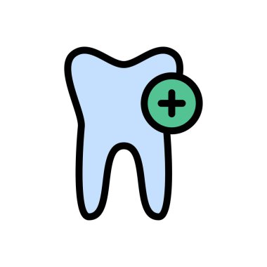 Web sitesi tasarımı ve masaüstü zarfları için diş simgesi, geliştirme. premium paket.