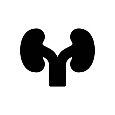 Web sitesi tasarımı ve masaüstü zarfları için böbrek simgesi, geliştirme. Premium paketi.