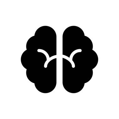 Web sitesi tasarımı ve masaüstü zarfları için beyin simgesi, geliştirme. Premium paketi.