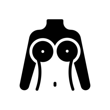 Web sitesi tasarımı ve masaüstü zarfları için göğüs simgesi, geliştirme. Premium paketi.