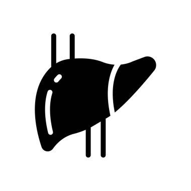 Web sitesi tasarımı ve masaüstü zarfları için karaciğer simgesi, geliştirme. Premium paketi.