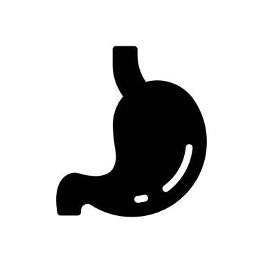 Web sitesi tasarımı ve masaüstü zarfları için mide simgesi, geliştirme. Premium paketi.