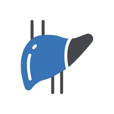 Web sitesi tasarımı ve masaüstü zarfları için karaciğer simgesi, geliştirme. Premium paketi.