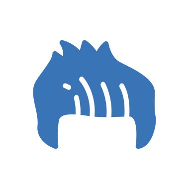 Web sitesi tasarımı ve masaüstü zarfları için saç simgesi, geliştirme. Premium paketi.