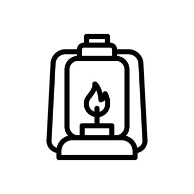 Web sitesi tasarımı ve masaüstü zarfları için fener simgesi, geliştirme. Premium paketi.