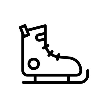 Web sitesi tasarımı ve masaüstü zarfları için paten ayakkabı ikonu, geliştirme. Premium paketi.