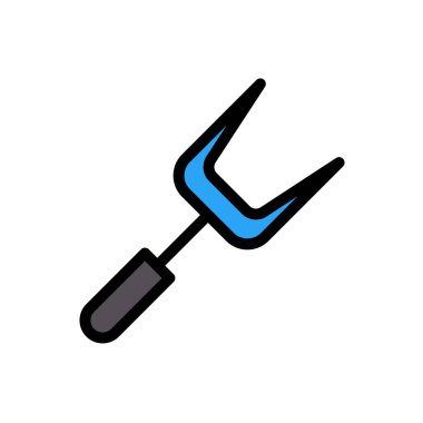 Web sitesi tasarımı ve masaüstü zarfları için çatal bıçak simgesi, geliştirme. Premium paketi.