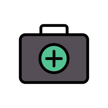 Web sitesi tasarımı ve masaüstü zarfları için tıbbi malzeme ikonu, geliştirme. Premium paketi.