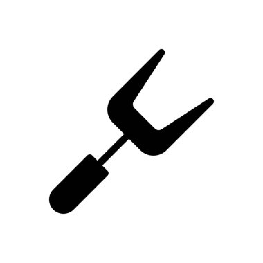 Web sitesi tasarımı ve masaüstü zarfları için çatal bıçak simgesi, geliştirme. Premium paketi.