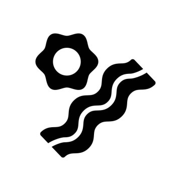 Web sitesi tasarımı ve masaüstü zarfları için çiçek simgesi, geliştirme. premium paket.