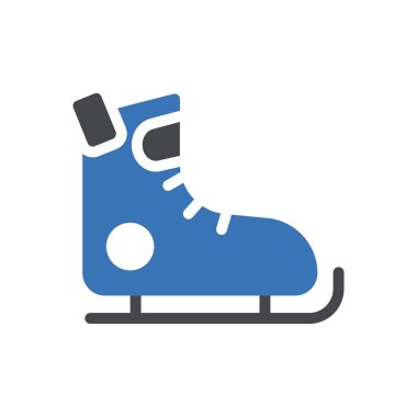 Web sitesi tasarımı ve masaüstü zarfları için paten ayakkabı ikonu, geliştirme. Premium paketi.