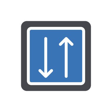 Web sitesi tasarımı ve masaüstü zarfları için yol simgesi, geliştirme. Premium paketi.