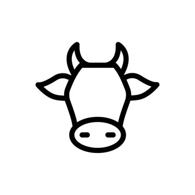 Web sitesi tasarımı ve masaüstü zarfları için boğa simgesi. premium paket.