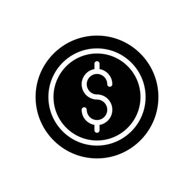 Web sitesi tasarımı ve masaüstü zarfları için dolar simgesi, geliştirme. premium paket.