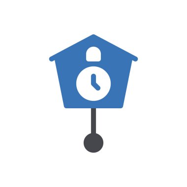 Web sitesi tasarımı ve masaüstü zarfları için zaman simgesi, geliştirme. premium paket.