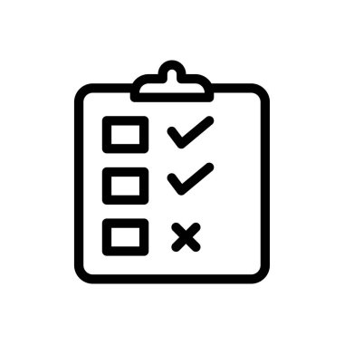 Web sitesi tasarımı ve masaüstü zarfları için kontrol listesi simgesi, geliştirme. premium paket.