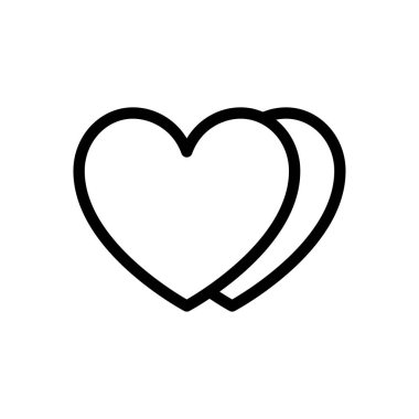 Web sitesi tasarımı ve masaüstü zarfları için sevgi simgesi, geliştirme. premium paket.