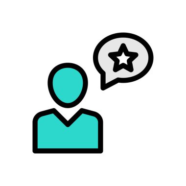 Web sitesi tasarımı ve masaüstü zarfları için geri bildirim simgesi, geliştirme. premium paket.