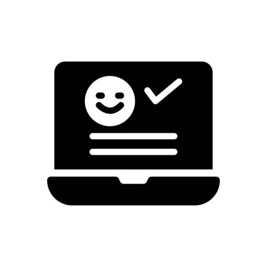 Web sitesi tasarımı ve masaüstü zarfları için geri bildirim simgesi, geliştirme. premium paket.