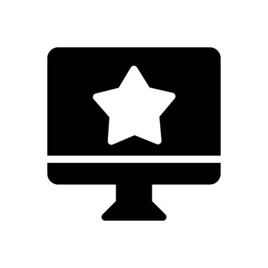 Web sitesi tasarımı ve masaüstü zarfları için yıldız simgesi, geliştirme. Premium paketi.