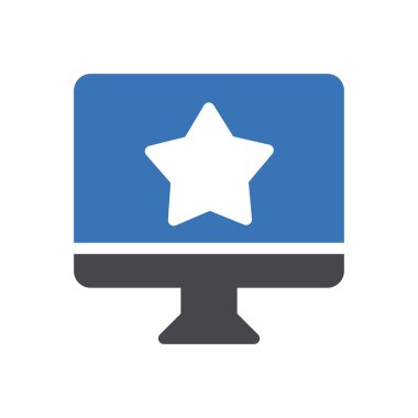 Web sitesi tasarımı ve masaüstü zarfları için yıldız simgesi, geliştirme. Premium paketi.