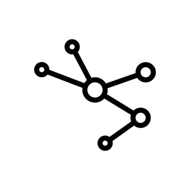 Web sitesi tasarımı ve masaüstü zarfları için molekül simgesi, geliştirme. Premium paketi.