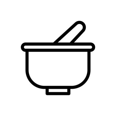 Web sitesi tasarımı ve masaüstü zarfları için kase simgesi, geliştirme. premium paket.