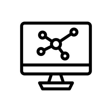 Web sitesi tasarımı ve masaüstü zarfları için atom simgesi, geliştirme. premium paket.