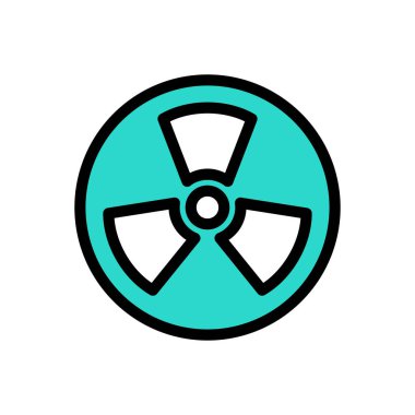 Web sitesi tasarımı ve masaüstü zarfları için nükleer simge, geliştirme. Premium paketi.