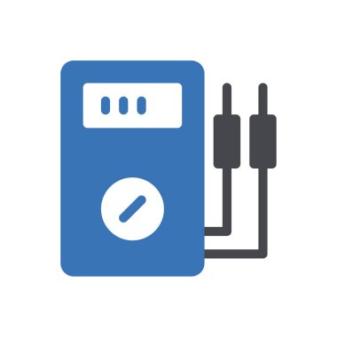 Web sitesi tasarımı ve masaüstü zarfları için volt simgesi, geliştirme. Premium paketi.