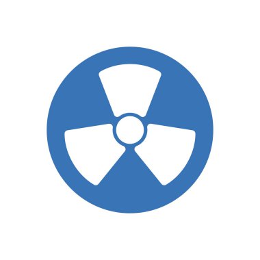 Web sitesi tasarımı ve masaüstü zarfları için radyasyon simgesi, geliştirme. Premium paketi.