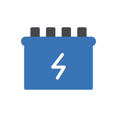 Web sitesi tasarımı ve masaüstü zarfları için pil simgesi, geliştirme. premium paket.