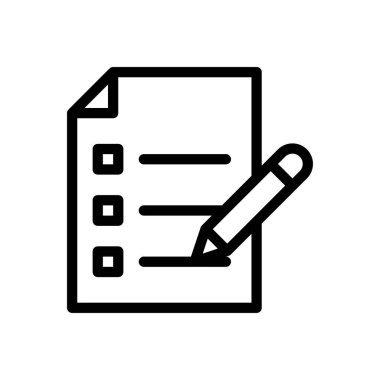 Web sitesi tasarımı ve masaüstü zarfları için kontrol listesi simgesi, geliştirme. premium paket.