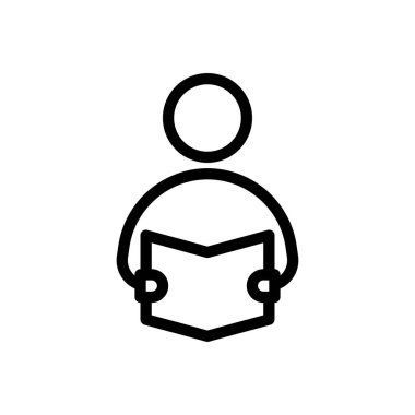 Web sitesi tasarımı ve masaüstü zarfları için Simge okuma, geliştirme. premium paket.