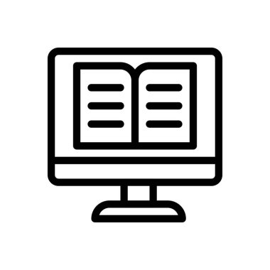 Web sitesi tasarımı ve masaüstü zarfları için Simge okuma, geliştirme. premium paket.