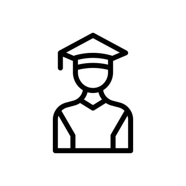 mezuniyet simgesi web sitesi tasarımı ve masaüstü zarfları için, geliştirme. premium paket.