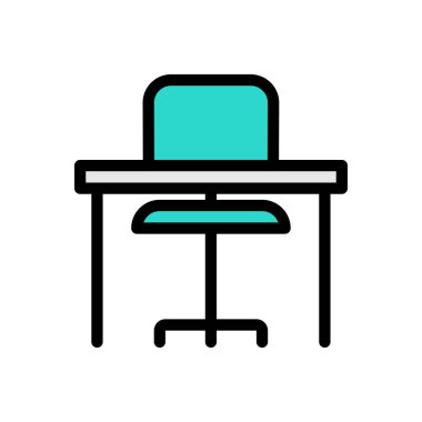 Web sitesi tasarımı ve masaüstü zarfları için masa simgesi, geliştirme. premium paket.