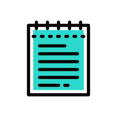 not defteri web sitesi tasarımı ve masaüstü zarfları için Simgesi, geliştirme. premium paket.