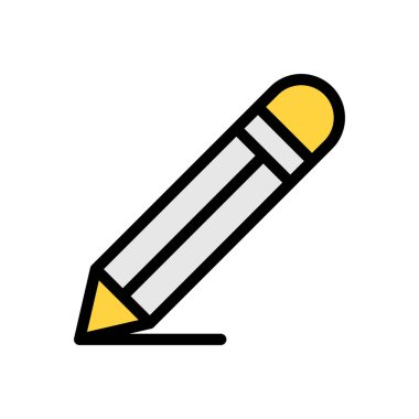 Web sitesi tasarımı ve masaüstü zarfları için kalem simgesi, geliştirme. premium paket.